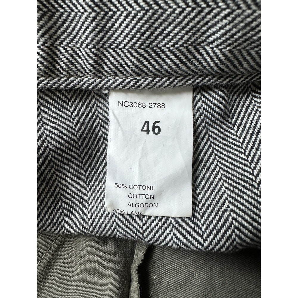 VTG Nolita North Little Italy Y2K Wool And Khaki Mini Pleated Skirt Streetwear - Picture 7 of 11